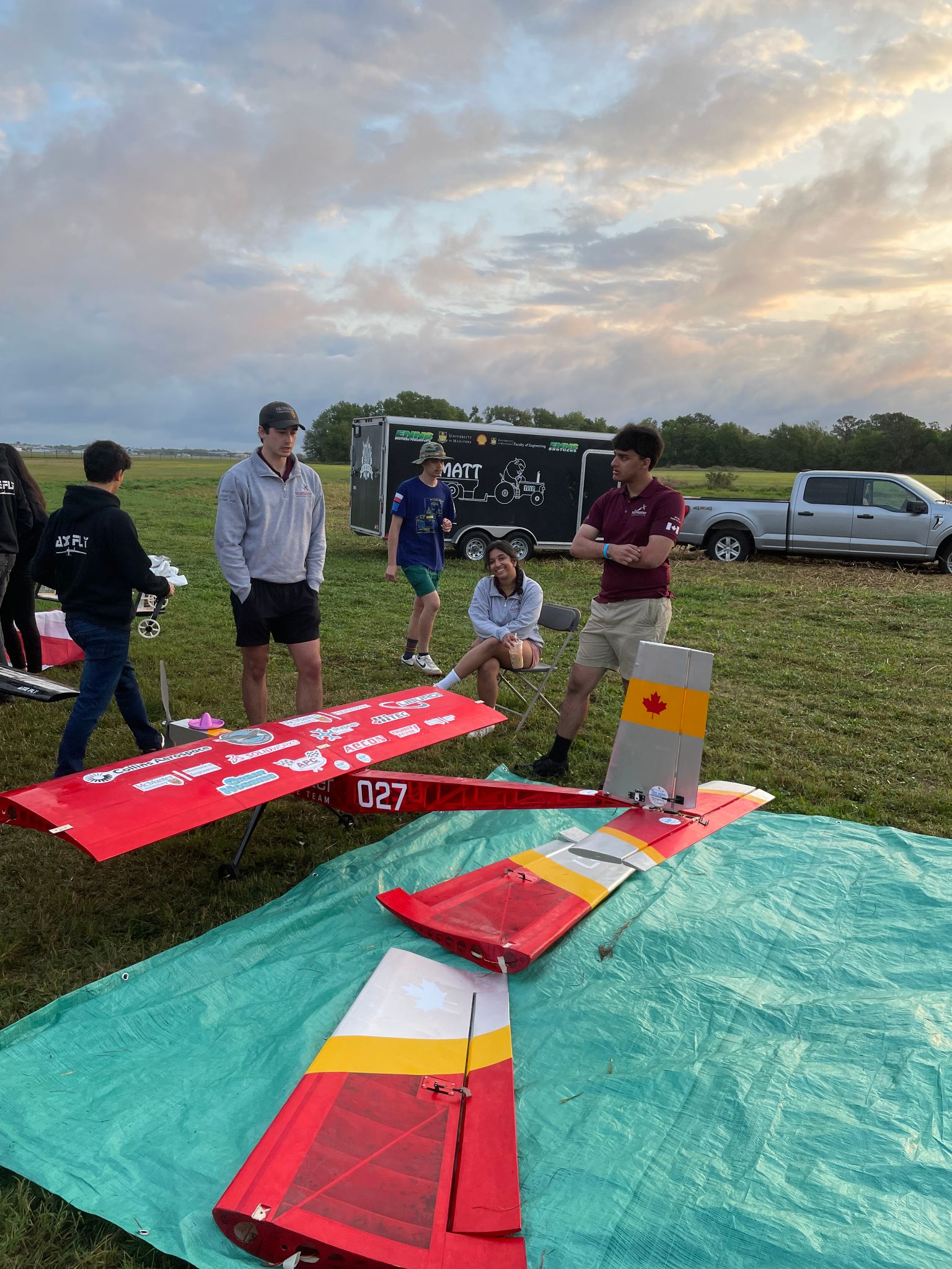 MAST team working on aircraft